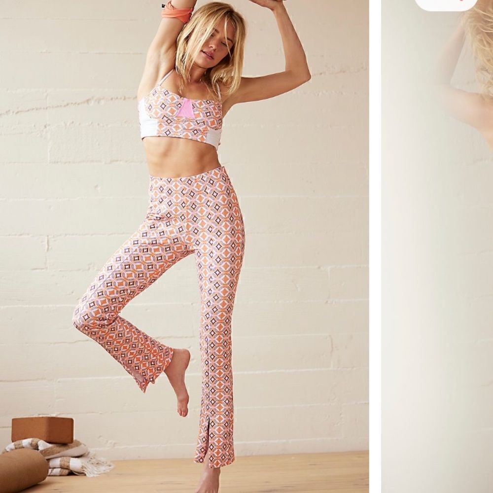 Free People Onzie Bustier Bra and Mini Bell Pants Set